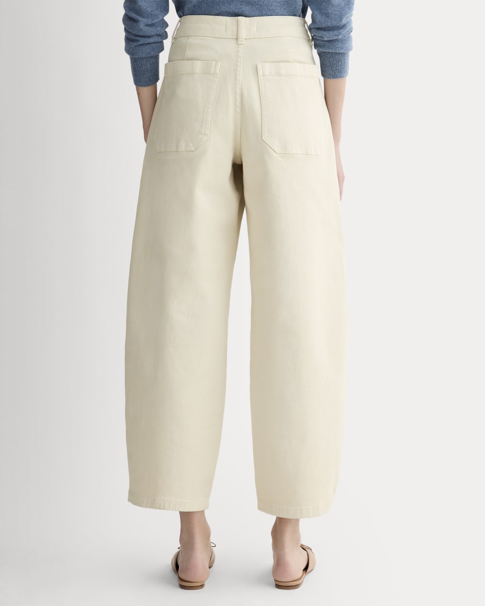 The Utility Curve Pant in Birch — detail view