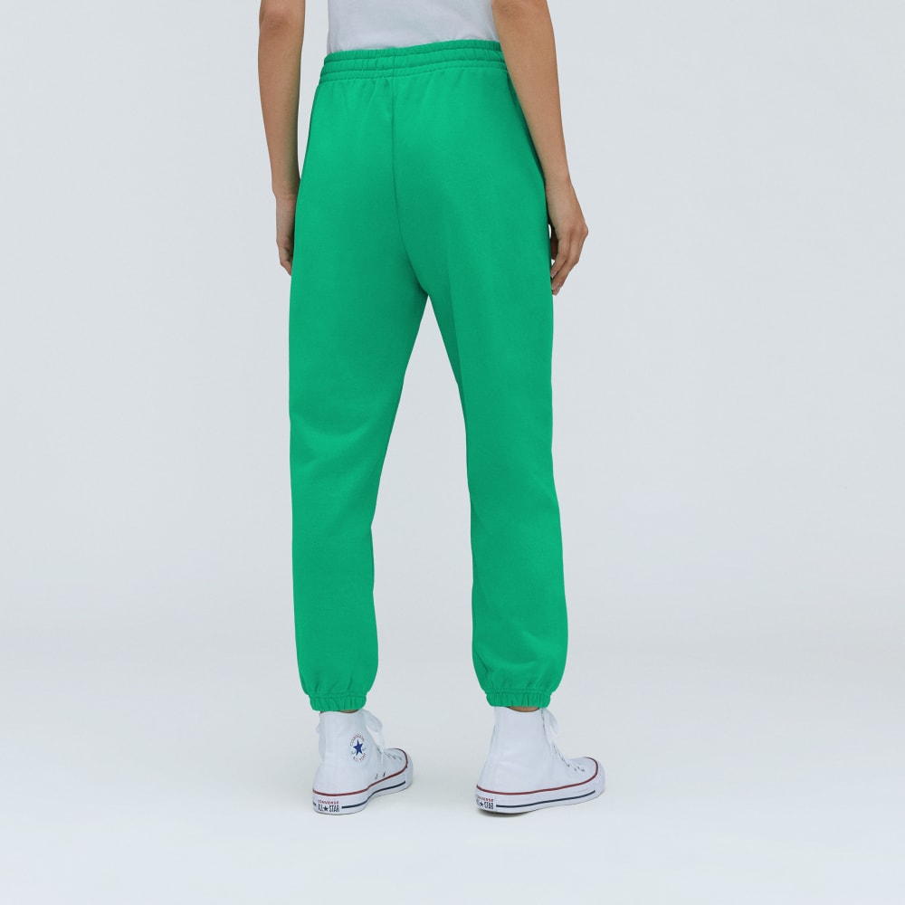 The Track Jogger in Bright Jade — detail view