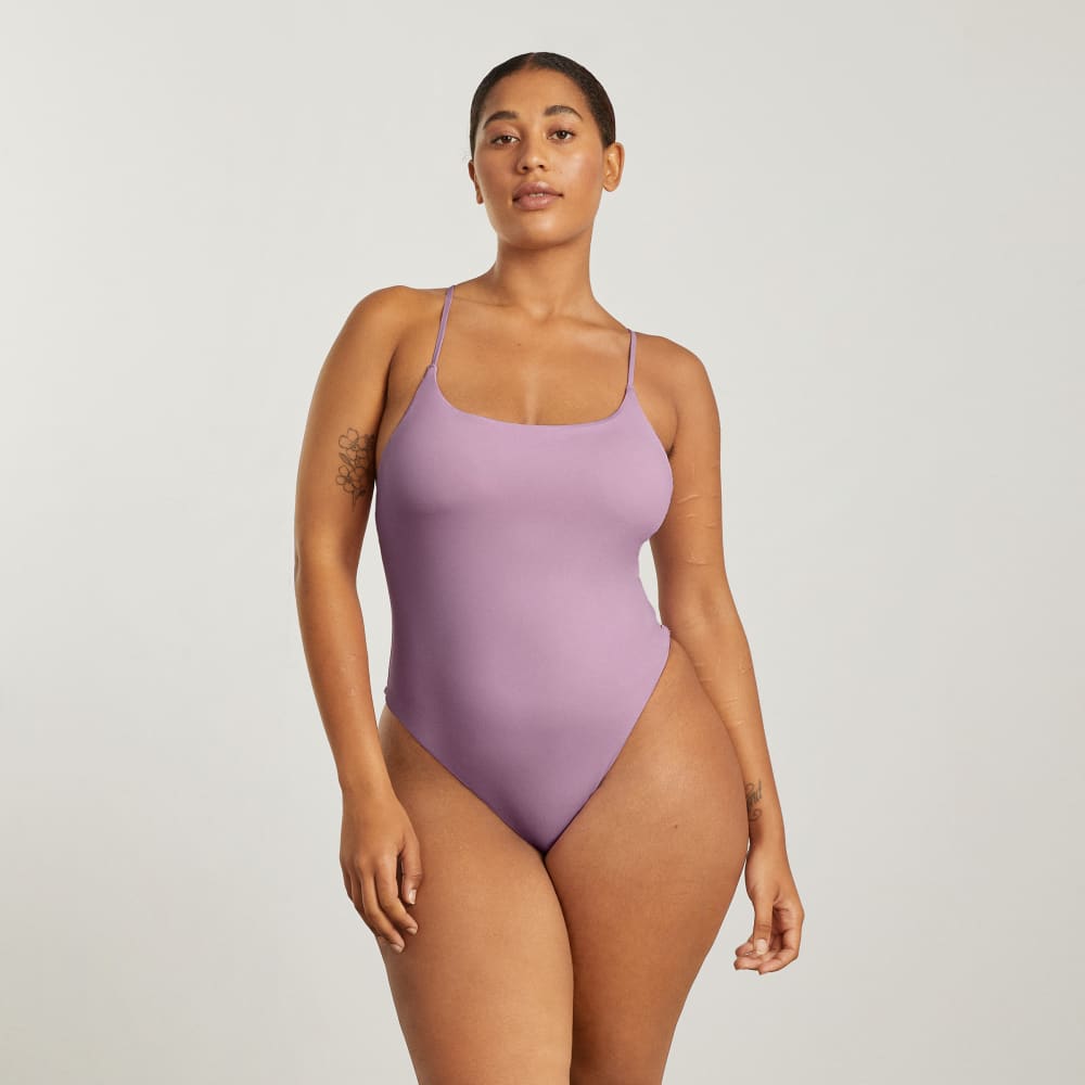 The String One-Piece in Lilac — alternate view