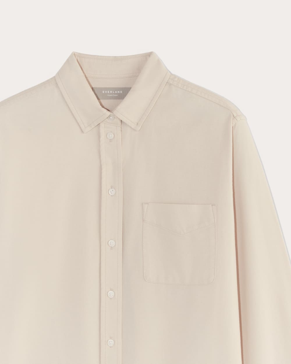 The Must-Have Oxford Shirt in Whisper Pink — detail view