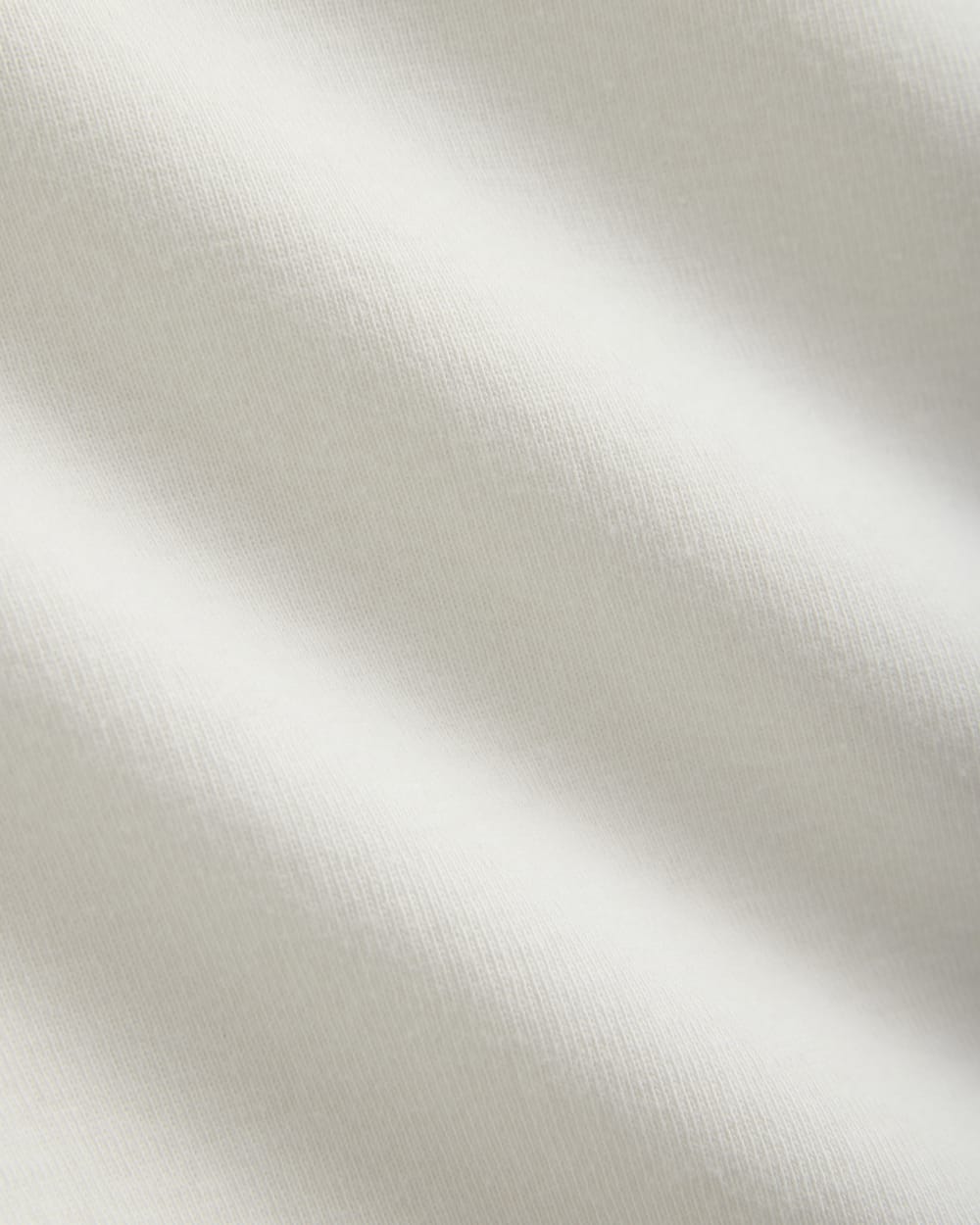 RetroSoft Cotton Crew in Bone — detail view