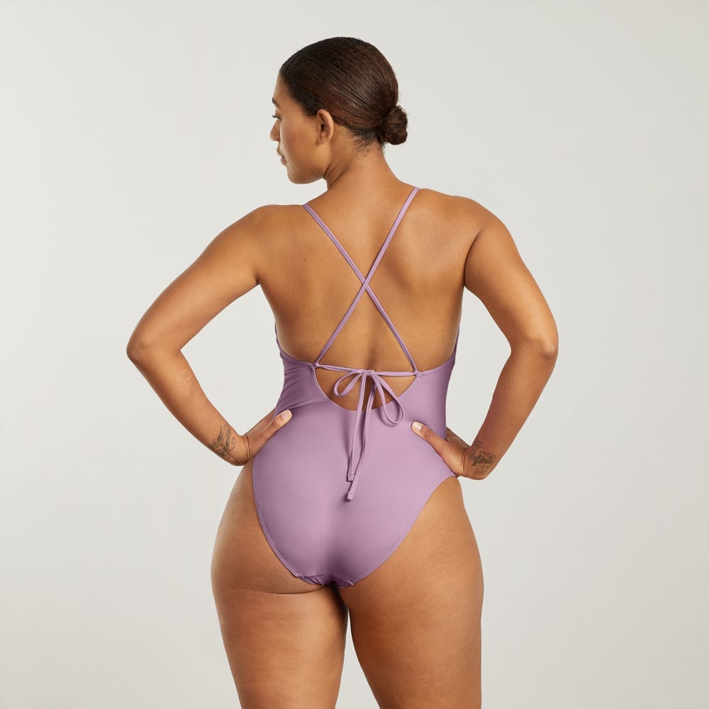 The String One-Piece in Lilac — detail view