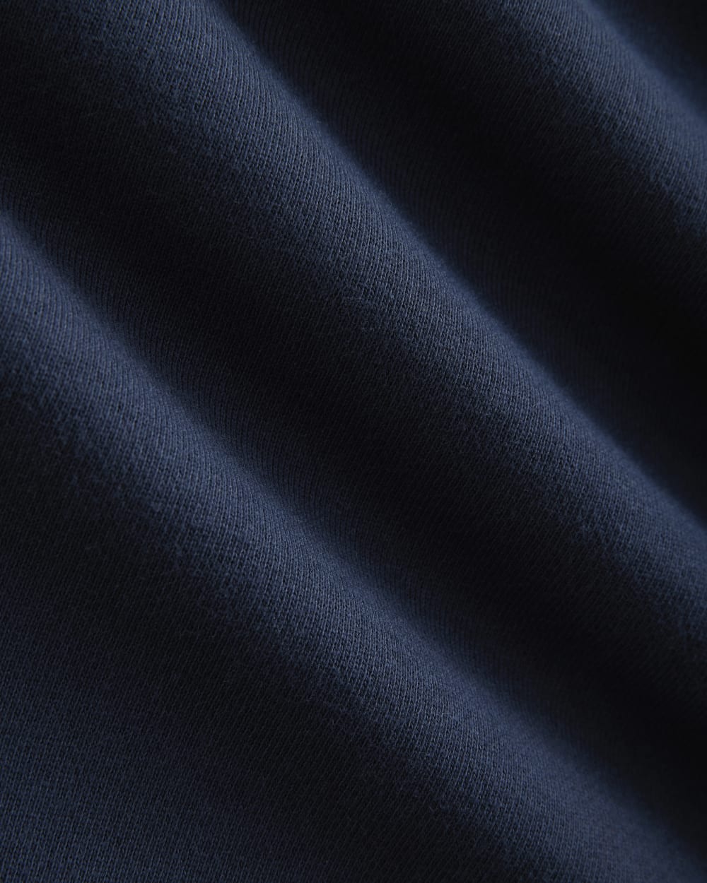 Lightweight Terry Jogger in Navy — detail view