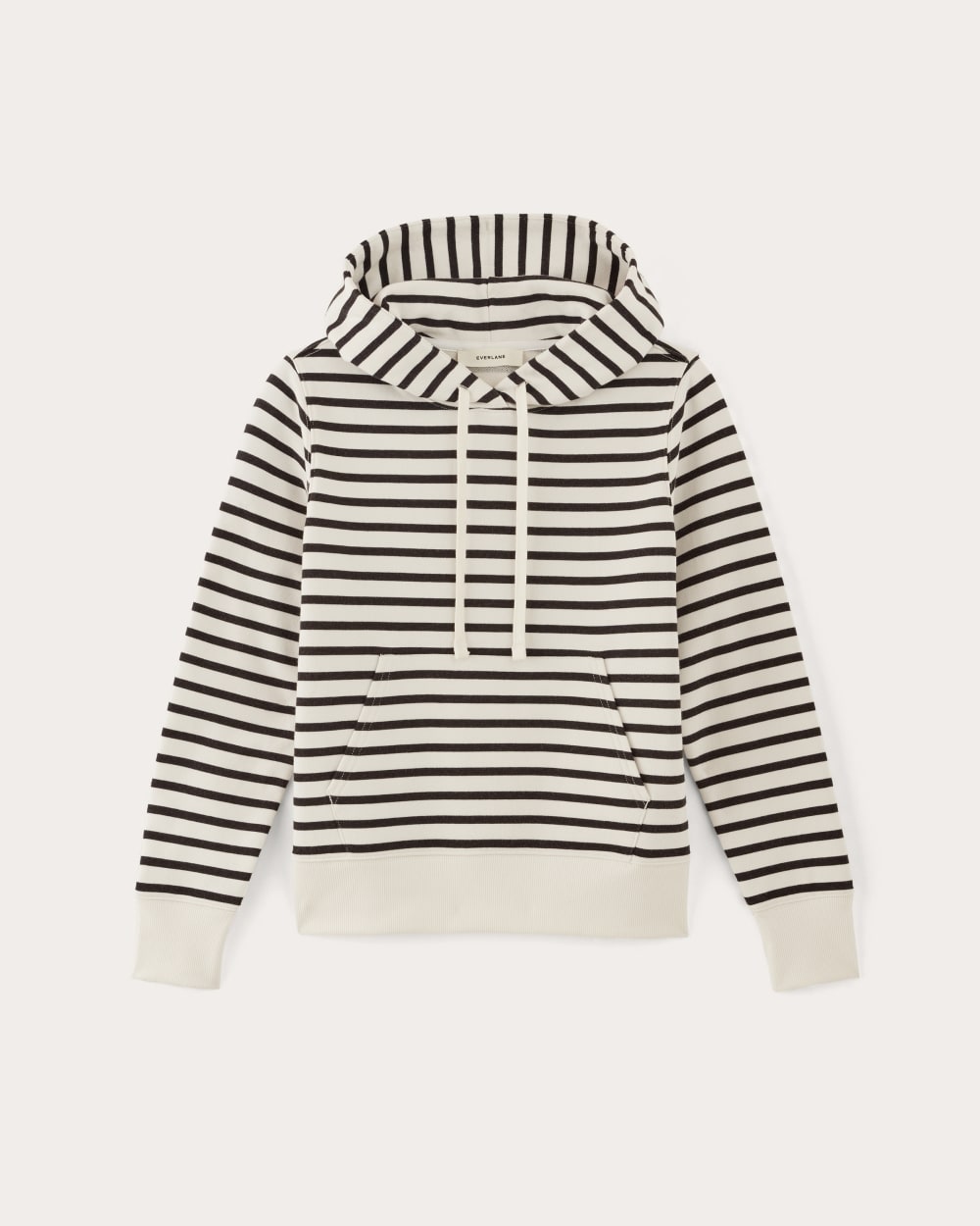 The Off-Duty Terry Hoodie in Bone / Black — alternate view