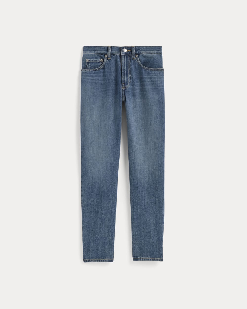 The Super-Soft Relaxed Jean in Mid Indigo — alternate view