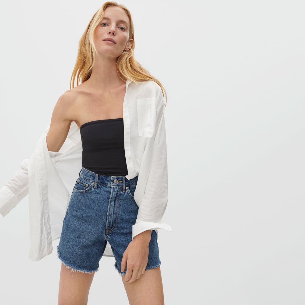 The Tube Top in Black — front view