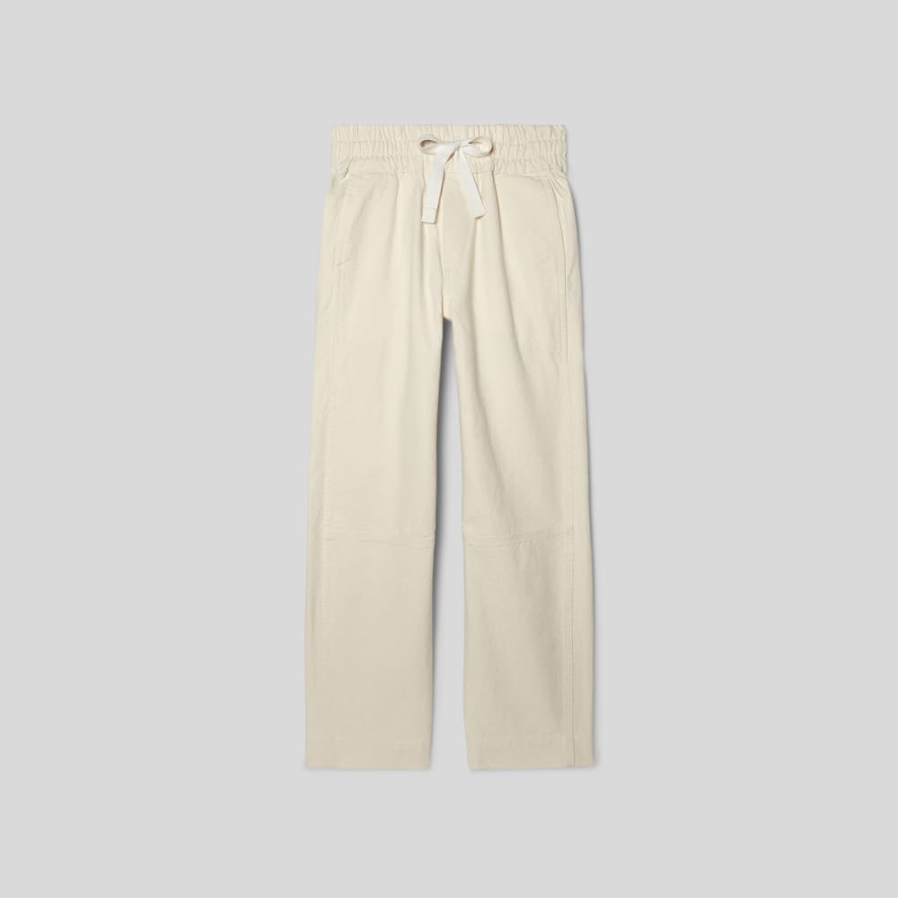 The Canvas Organic Cotton Pull-On Pant in Bone — alternate view