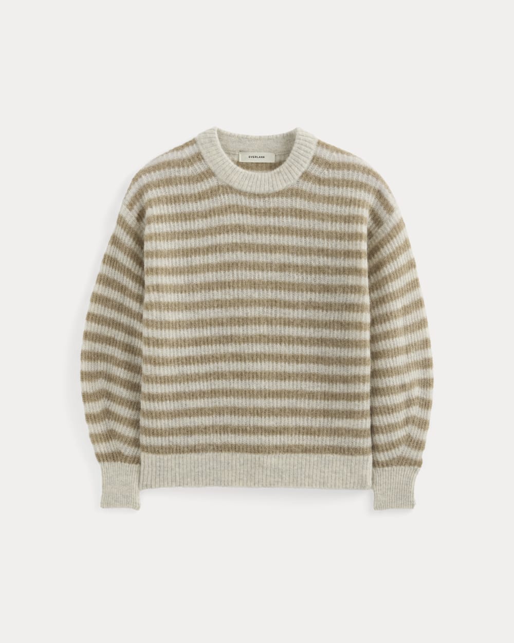 The Cocoon Crew in Alpaca in Mallow Heather/Camel — alternate view