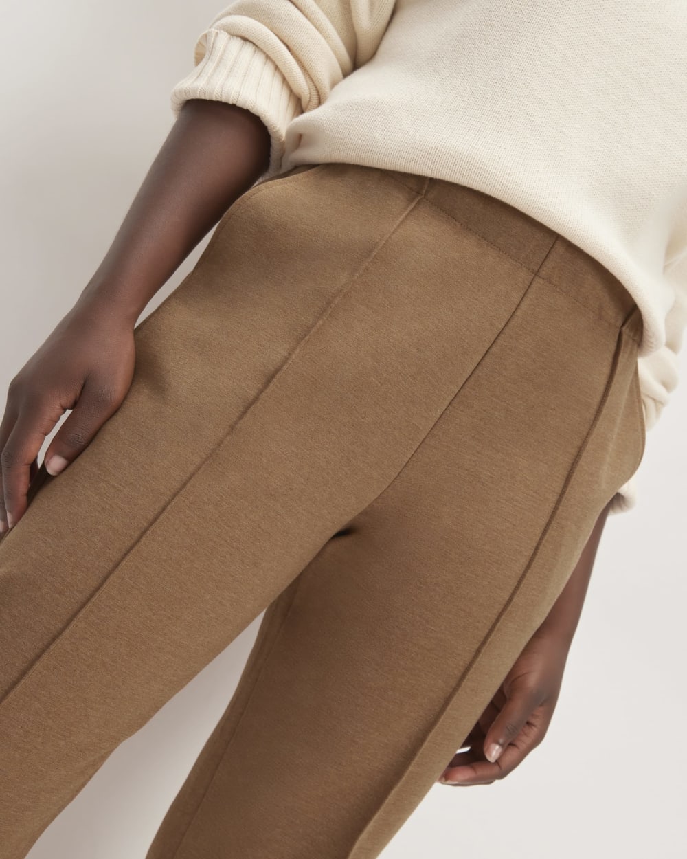 The Dream Pant® in Heathered Auburn — detail view