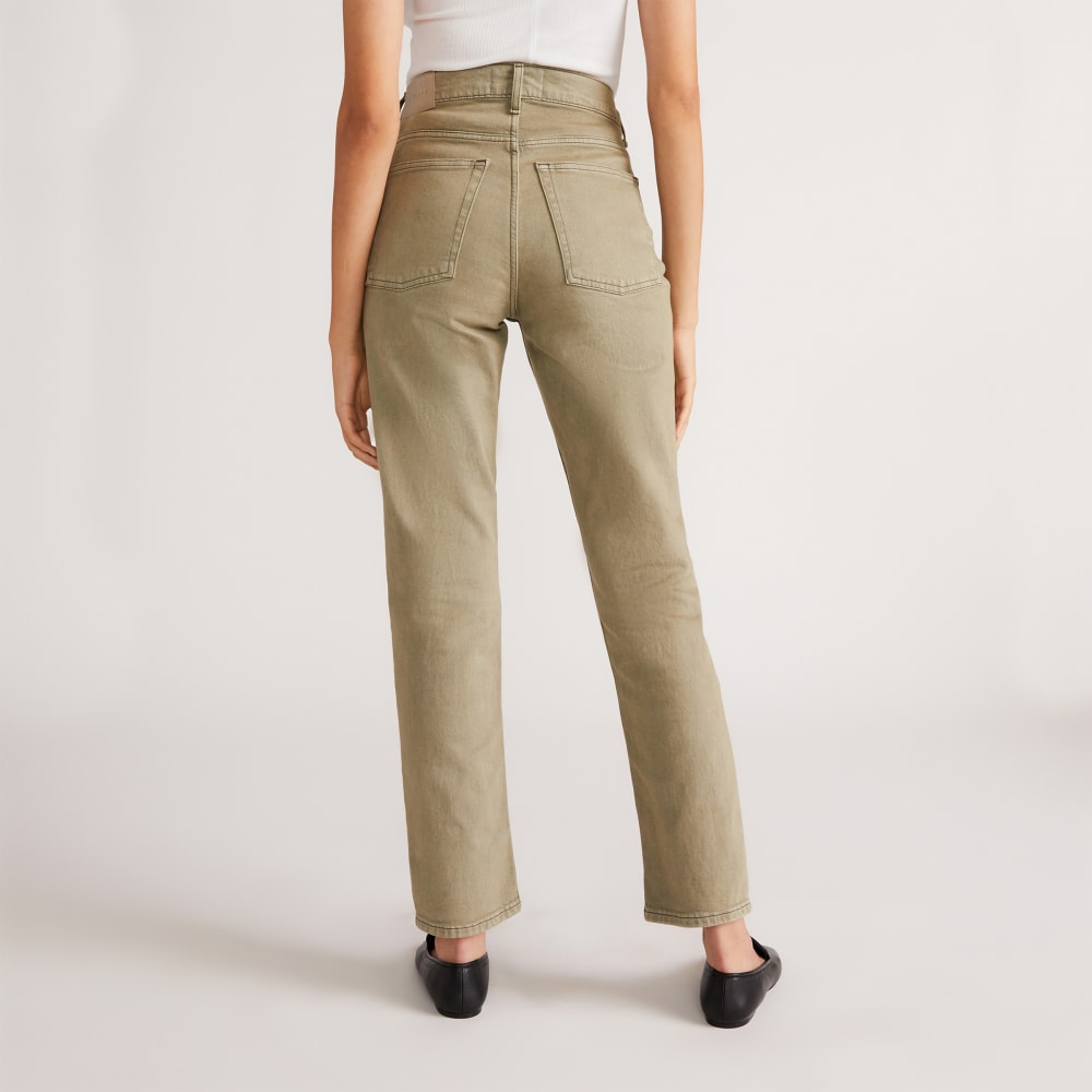 The Way-High® Slim Jean in Moss — detail view