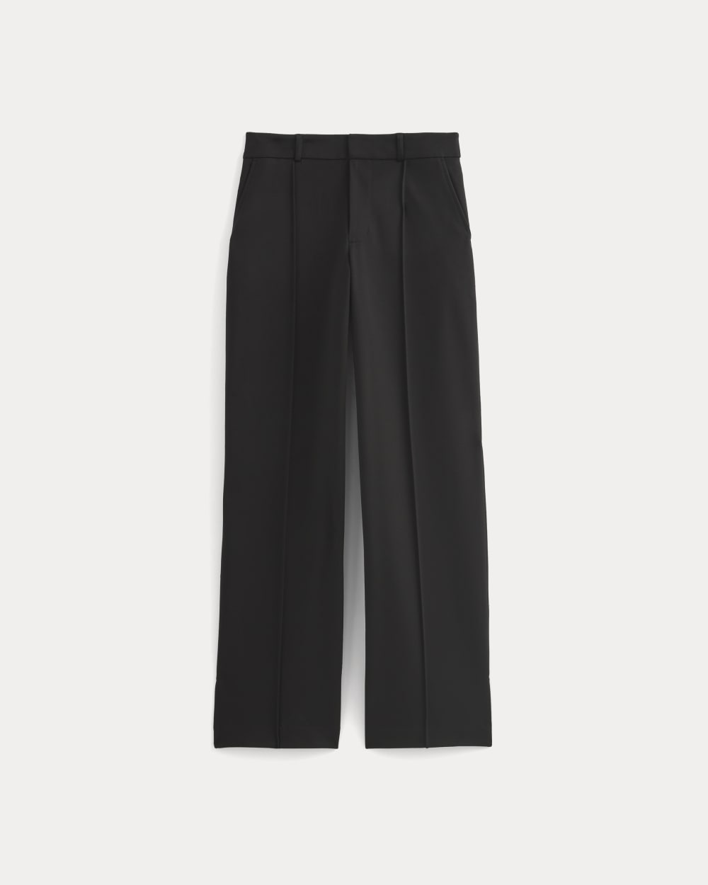 Ponte Wide-Leg Trouser in Black — alternate view
