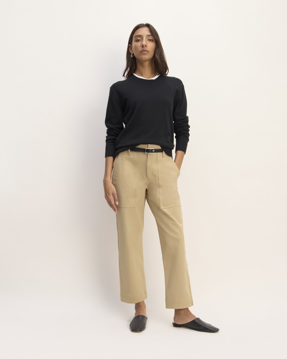The Bi-Stretch Utility Pant in Cornstalk — front view