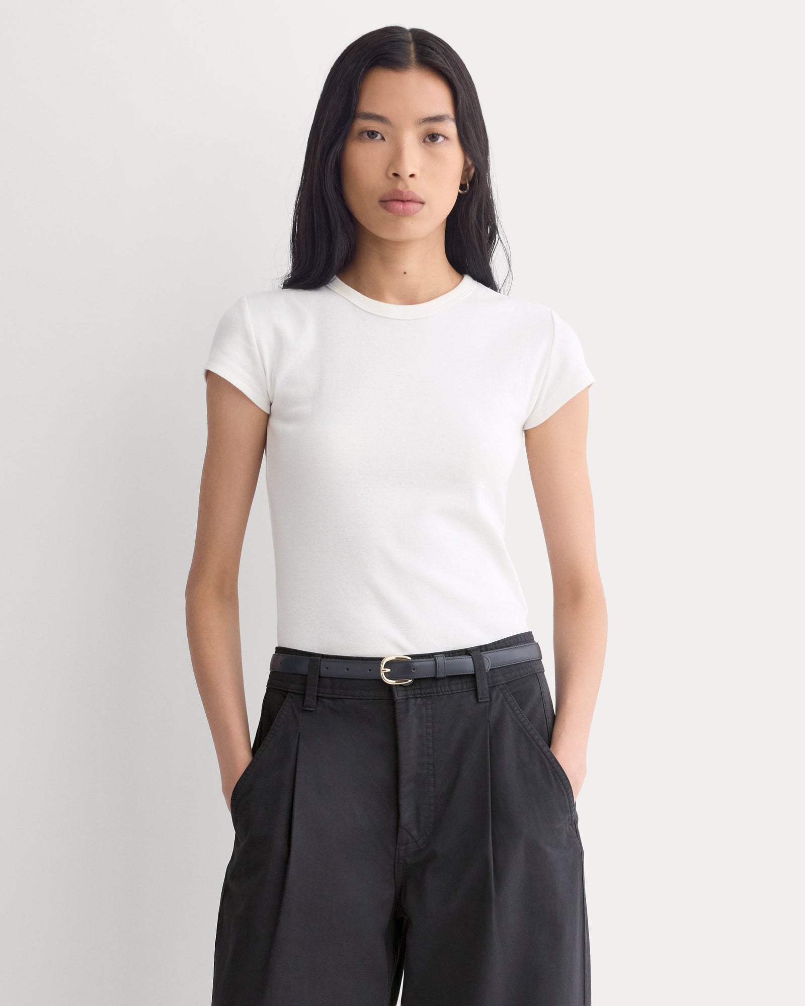The Everywhere Pant in Black — detail view