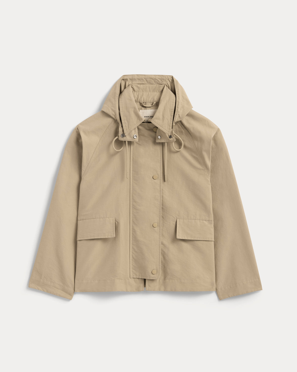 The Short Anorak in Trench Coat Khaki — alternate view