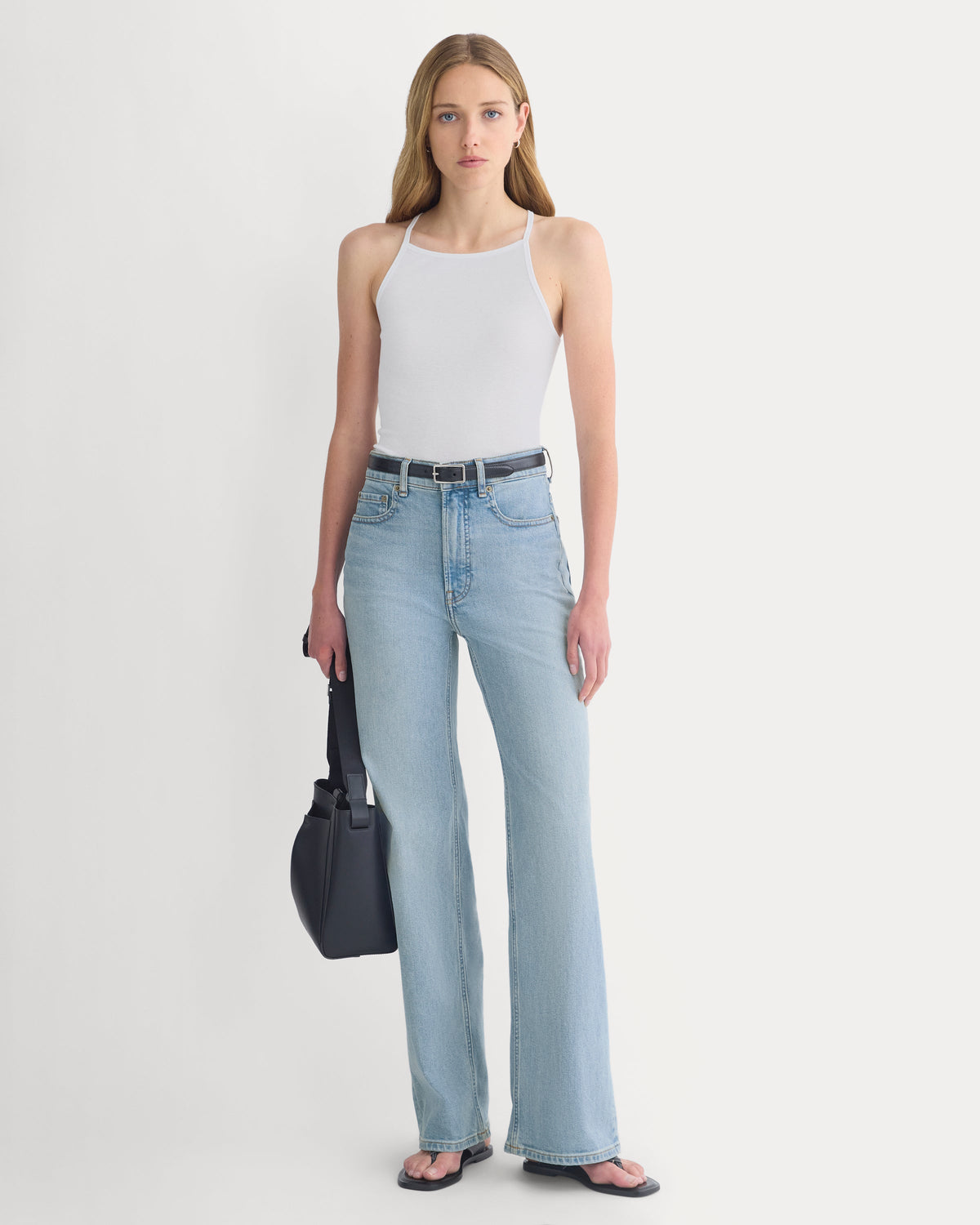 The Way-High® Sailor Jean 2.0 in Washed Out Indigo — front view