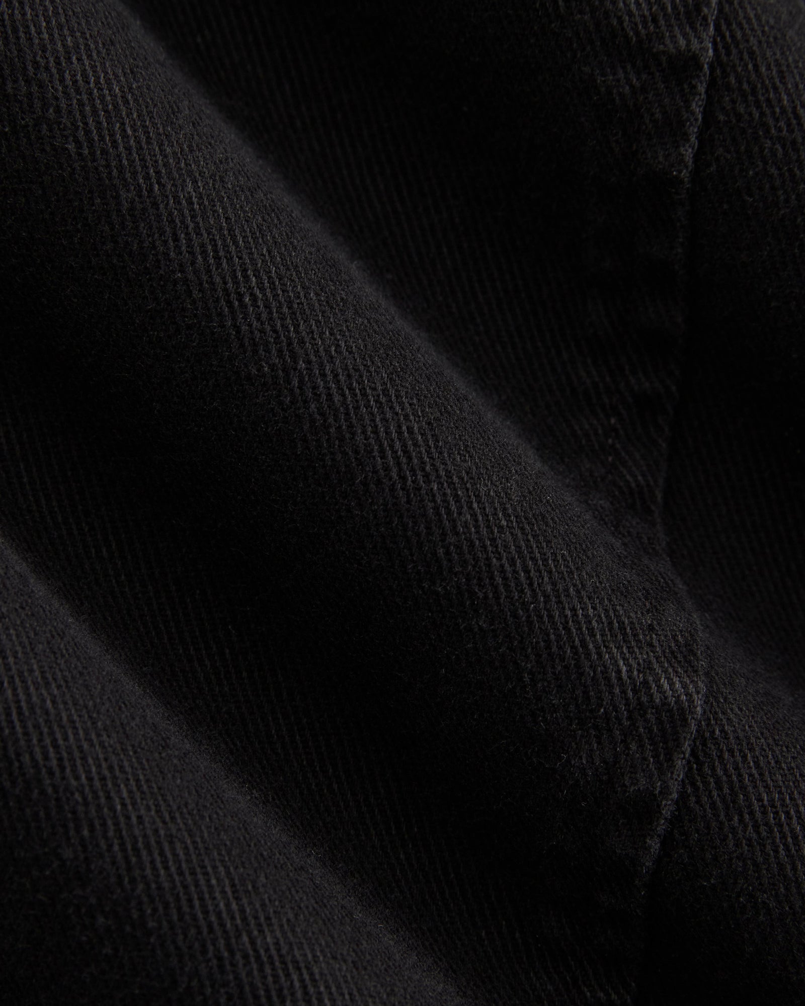 Utility Seamed Wide-Leg Pant in Black — detail view