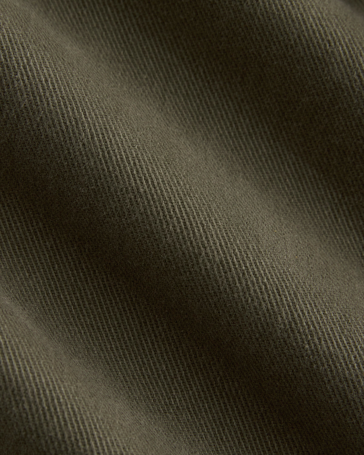 Utility Seamed Wide-Leg Pant in Olive Night — detail view