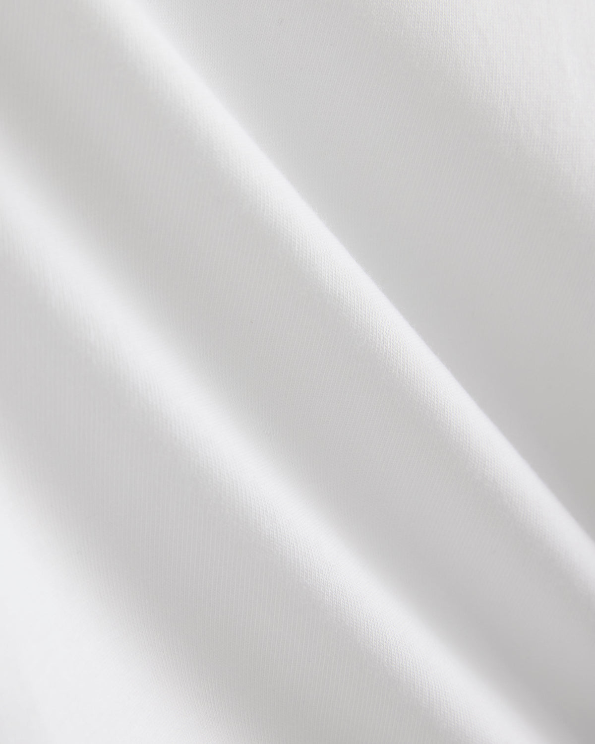 Forever Jersey Boxy Long-Sleeve Crew in White — alternate view