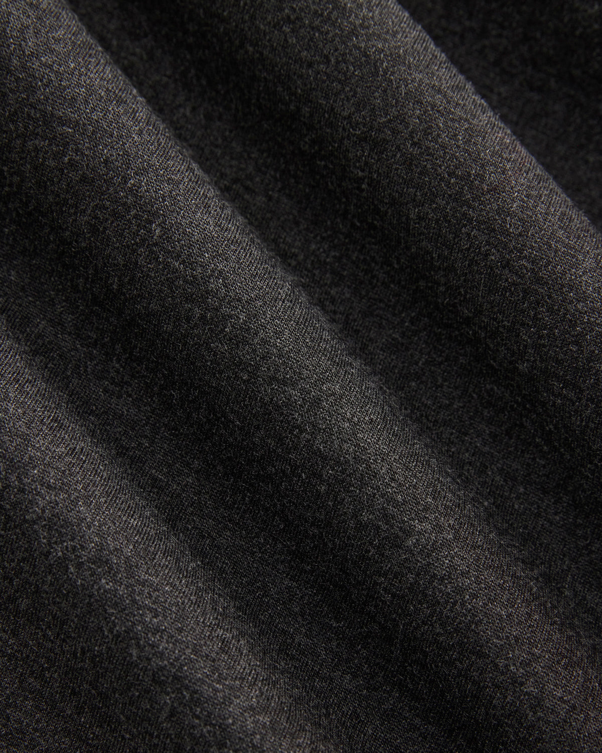Ponte Bermuda Shorts in Heathered Soot — detail view