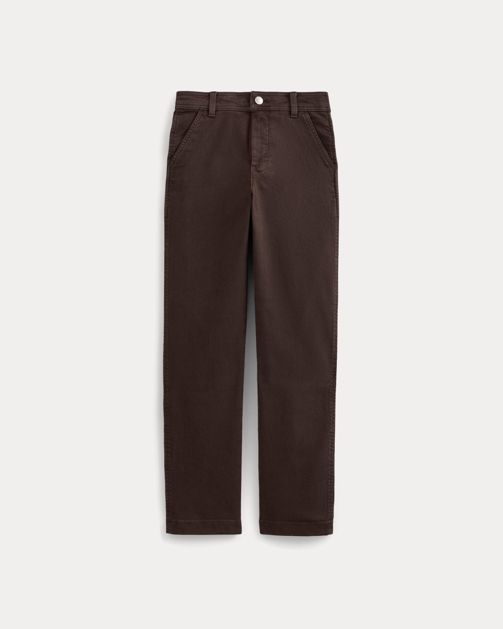 Utility Cigarette Pant in Coffee Bean — alternate view