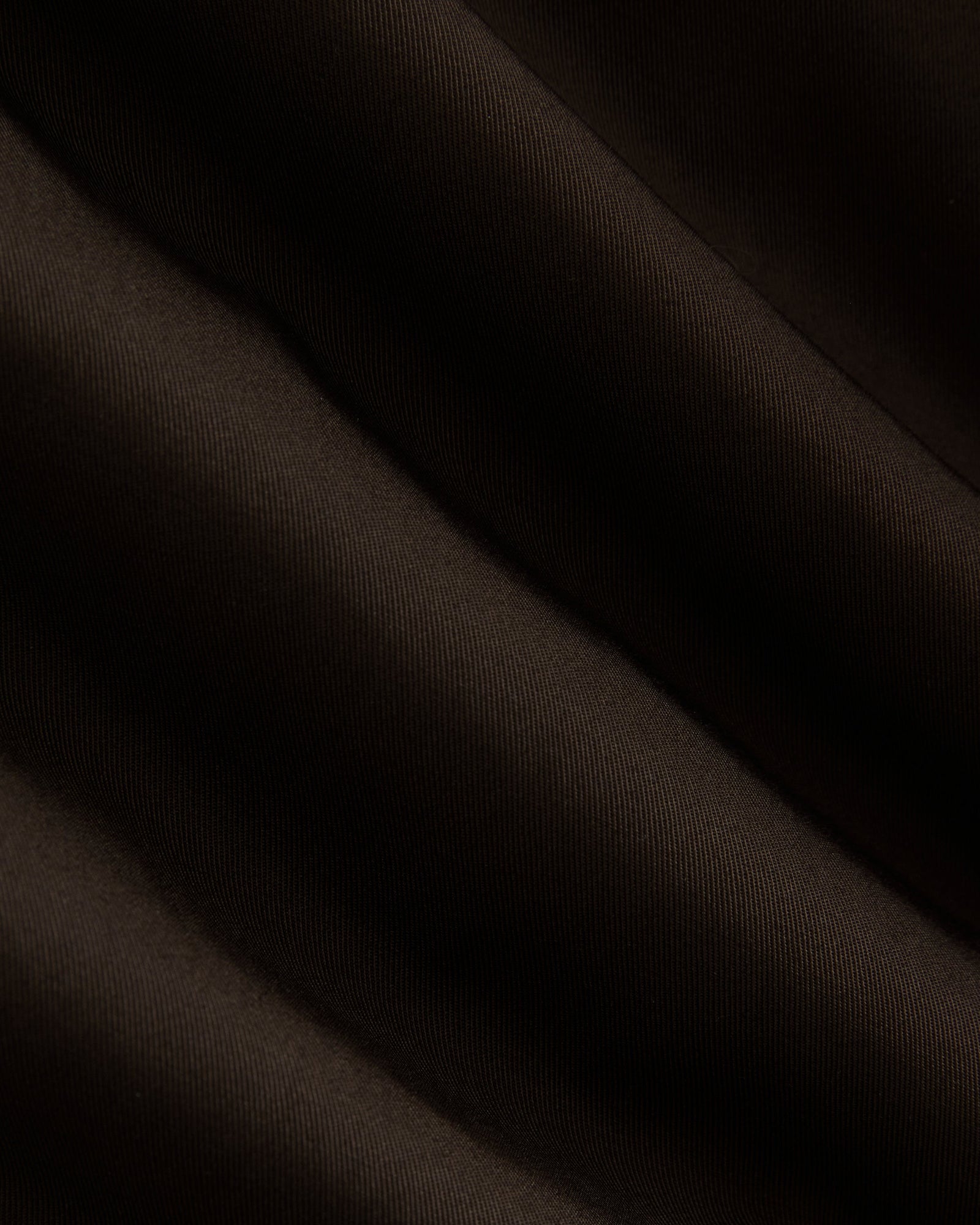 Oversized Mac Coat in Coffee Bean — detail view