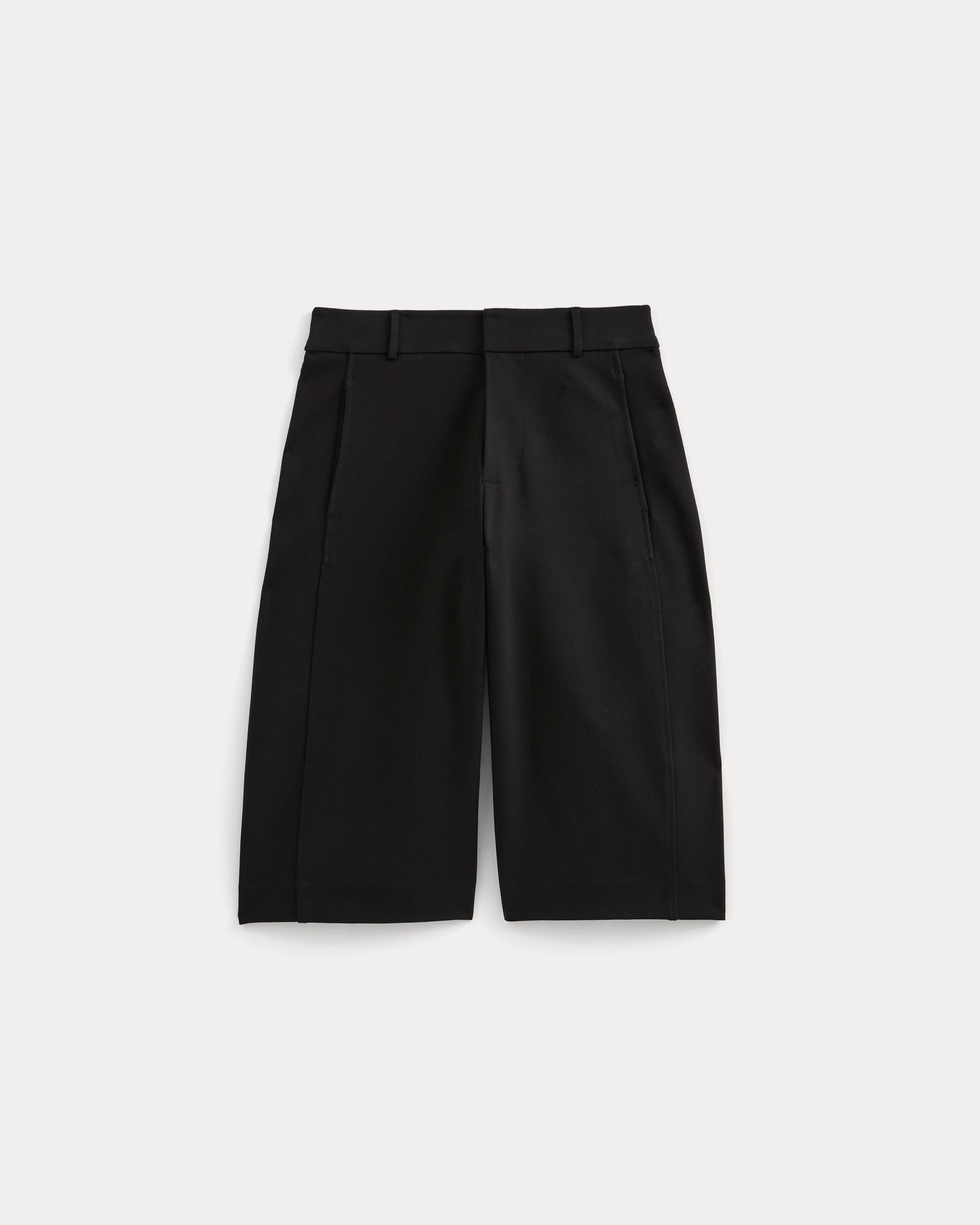 Ponte Bermuda Shorts in Black — alternate view