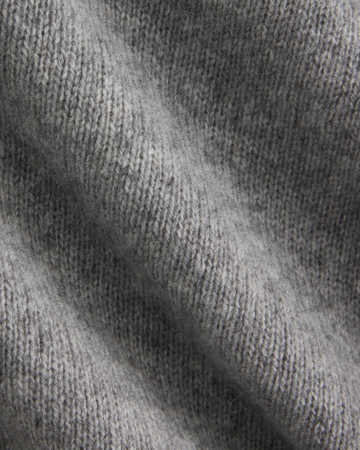 Cashmere High V Boyfriend Sweater in Grey — detail view