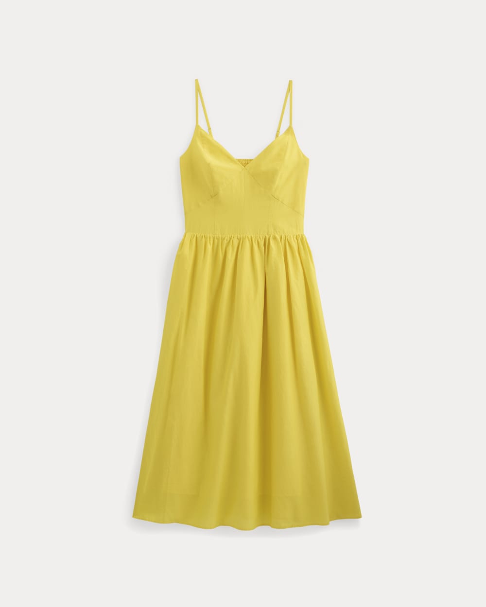 Midi Dress in Cotton Silk Voile in Passion Fruit — alternate view