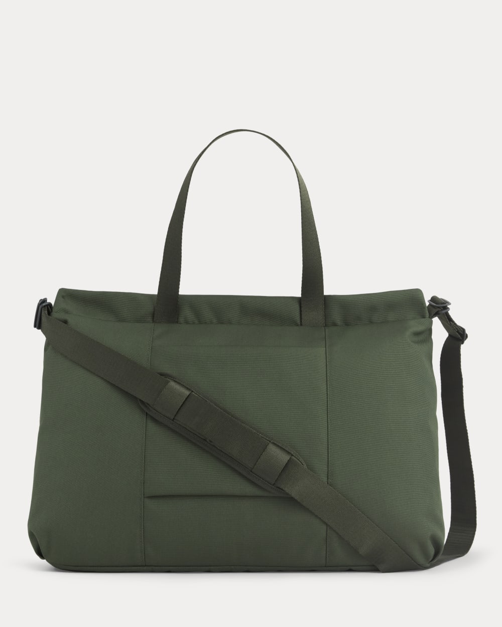 The ReNew Transit Weekender in Dark Forest — front view