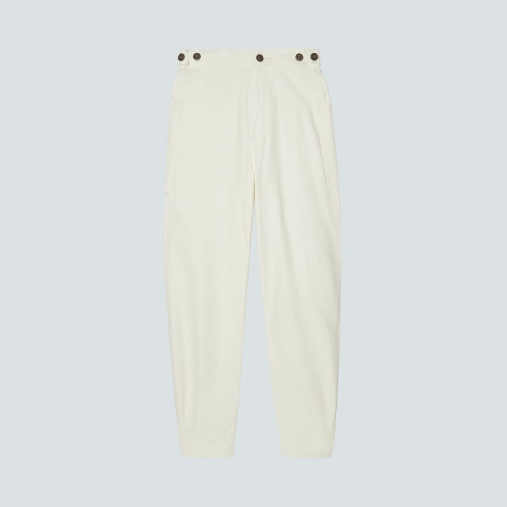 The Fatigue Barrel Pant in Canvas — front view