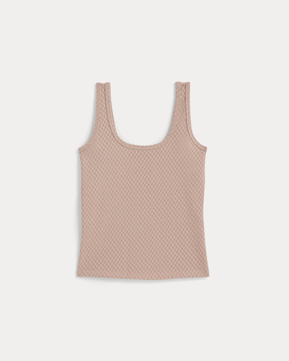 The Pointelle Cami in Rose Smoke — alternate view