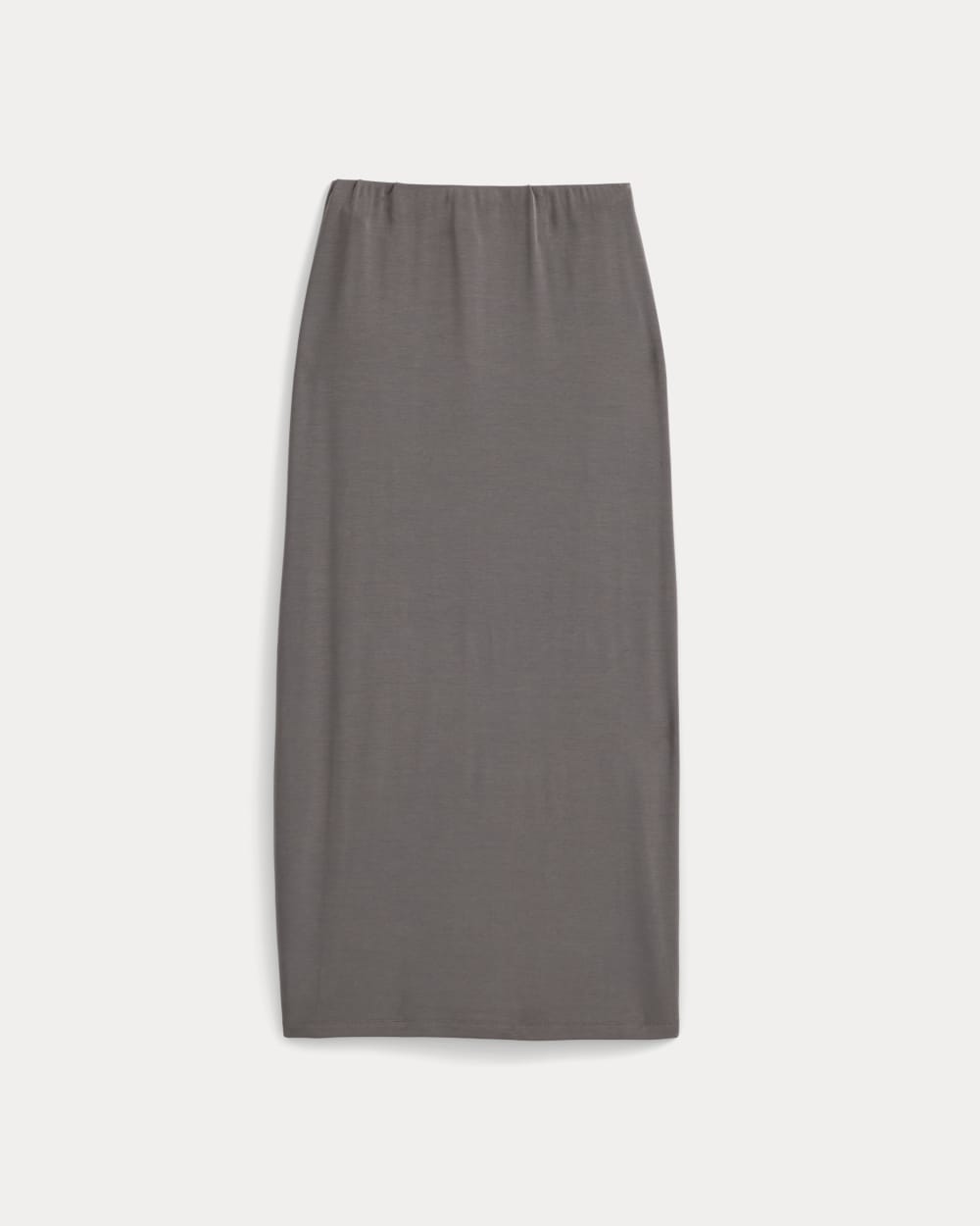 Maxi Skirt in Butterknit in Charcoal Grey — alternate view