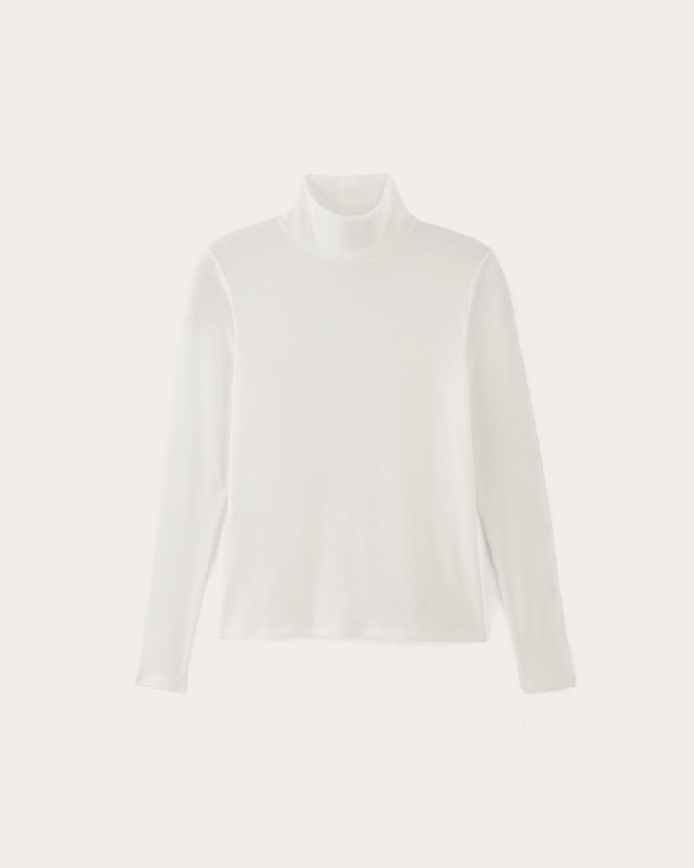 The Air Turtleneck in White — alternate view