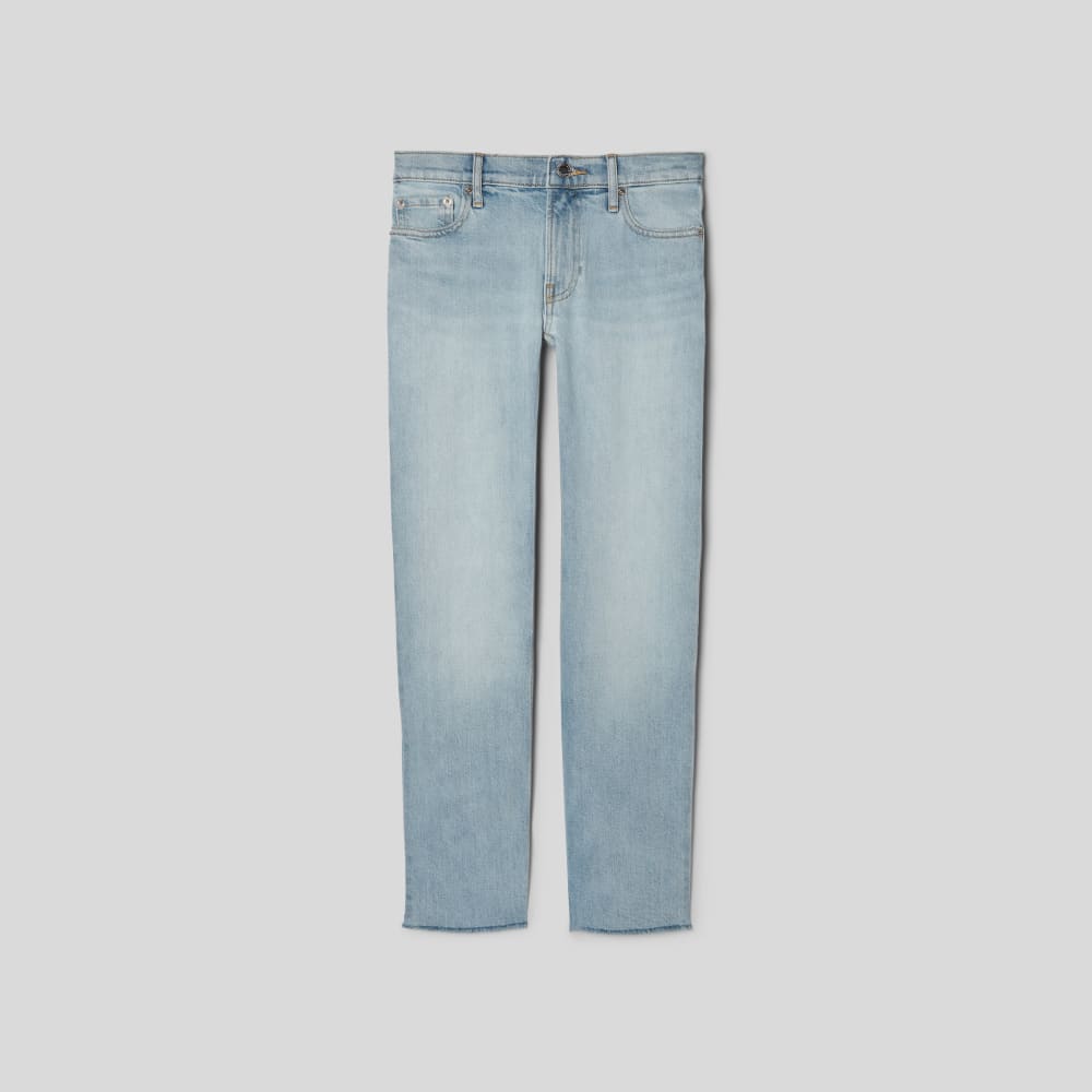 The Low-Rise Shortie Jean in Fog — alternate view