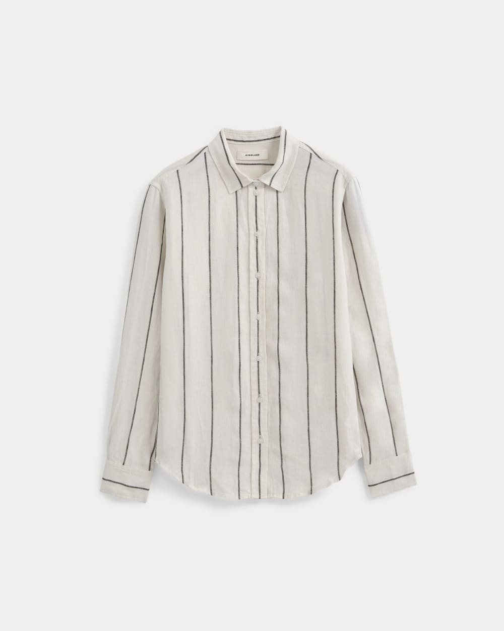 The Must-Have Shirt in Linen in Gardenia/Meteorite — alternate view