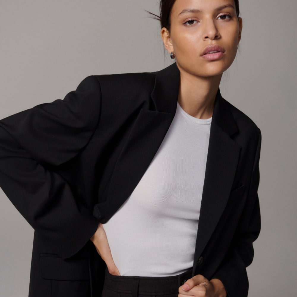 The ’80s Blazer in Black — detail view