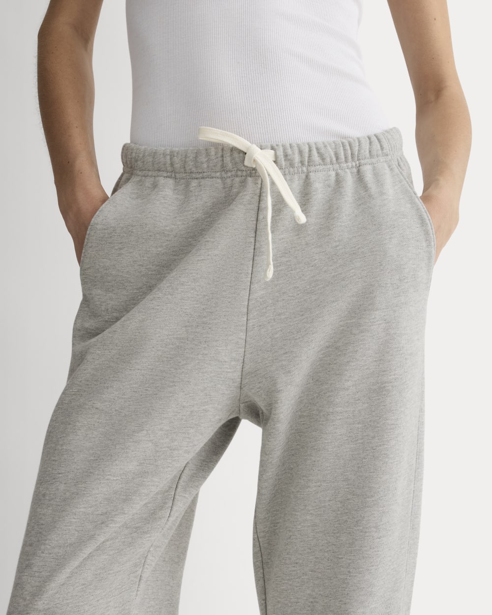 The Off-Duty Jogger in Heathered Grey — detail view