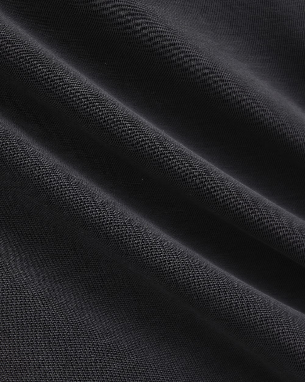 Boatneck Cap-Sleeve Top in Butterknit in Black — detail view
