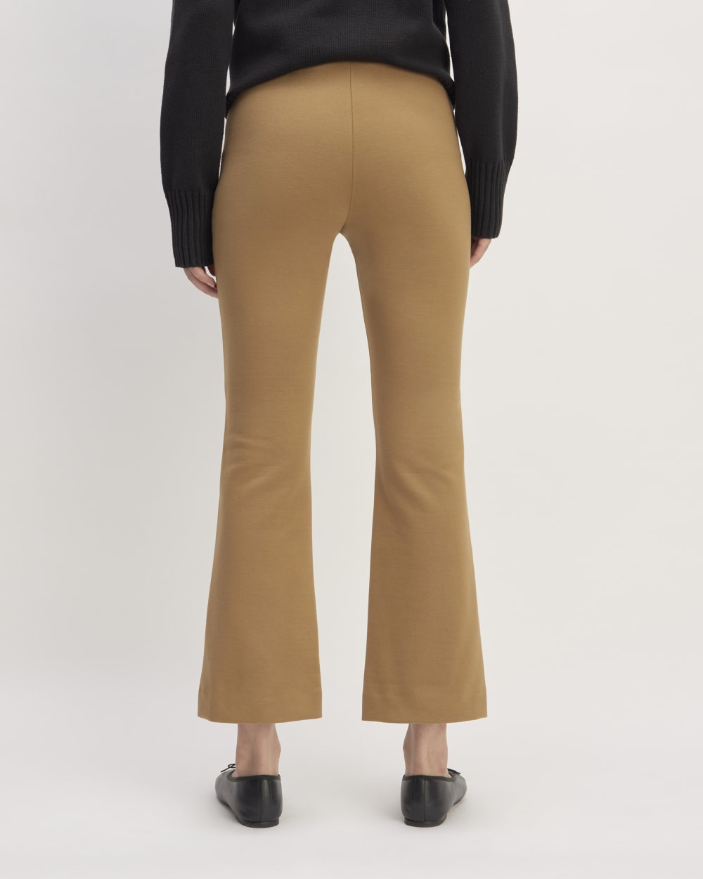The Dream Kick Flare Pant in Toasted Coconut — detail view