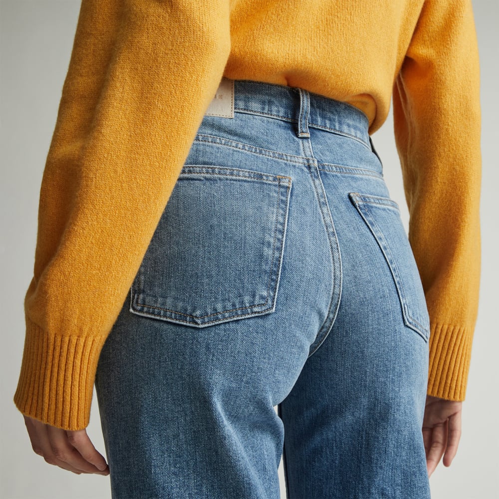 The Way-High® Sailor Jean in Sail Blue — detail view