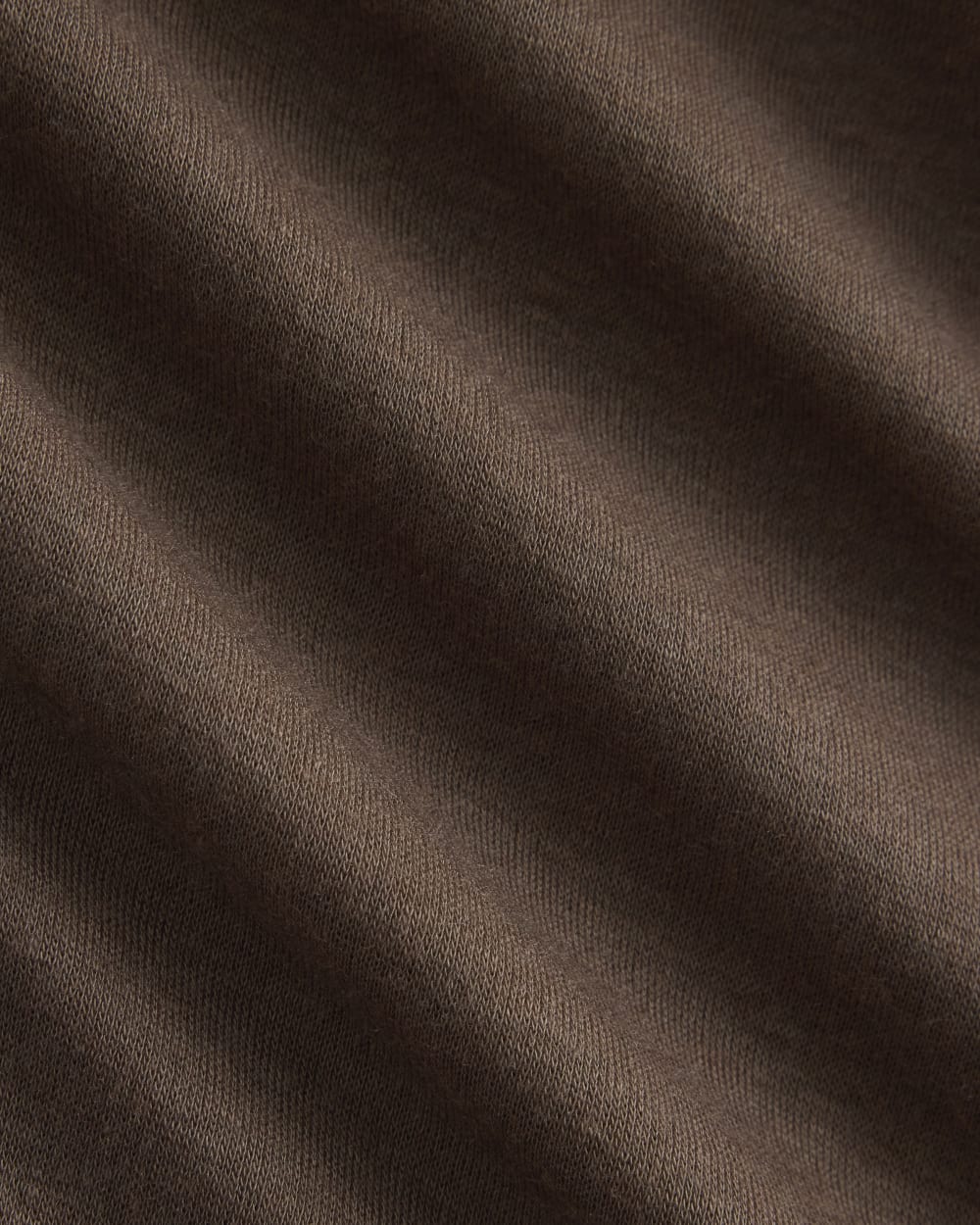 Cowl Neck Twist Tank in Butterluxe in Deep Taupe — detail view