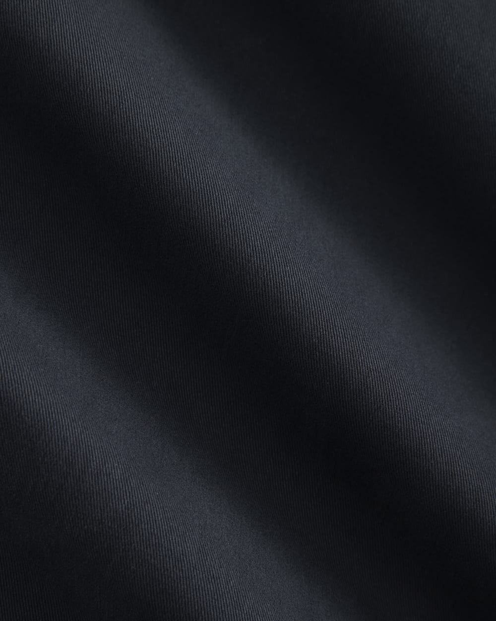 Cotton Twill Chino in Navy — detail view