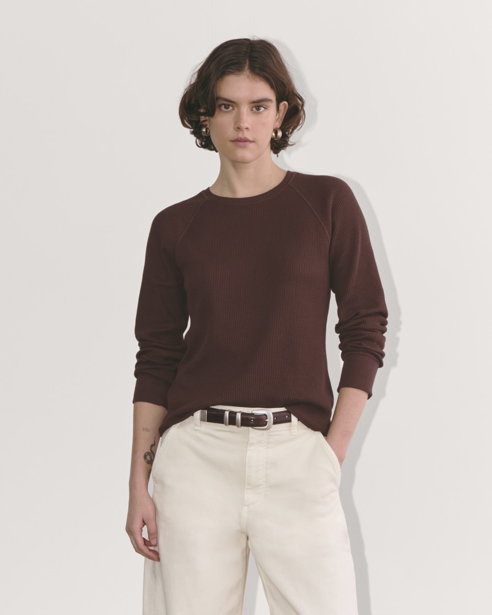 The Waffle Crew in Dark Mahogany — front view