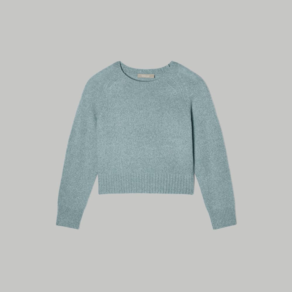 The Cashmere Boxy Crew in Spring Lake Twist — alternate view