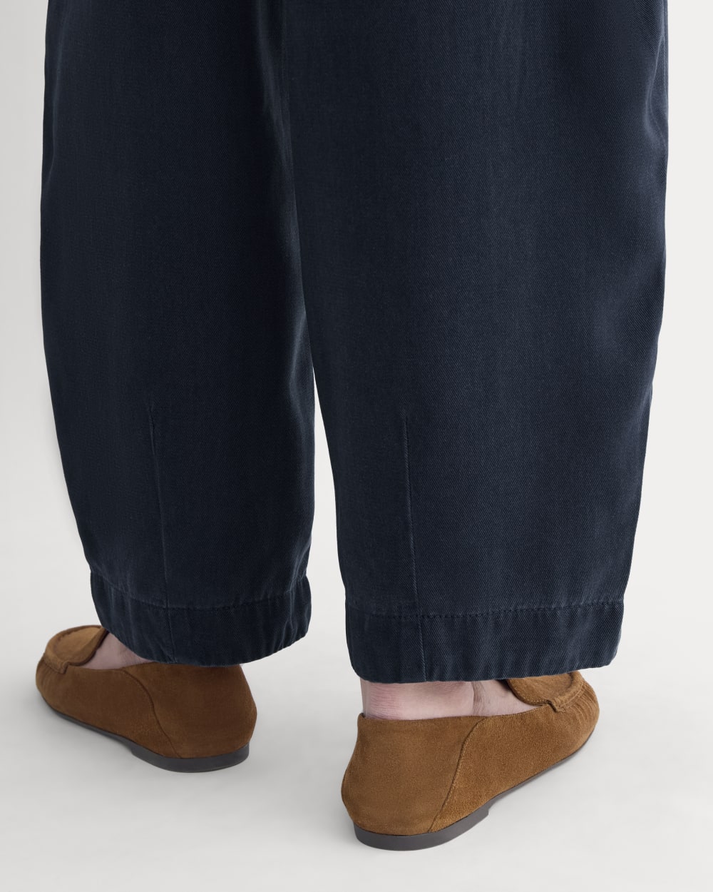 Balloon Pant in Buttersoft in Navy — detail view