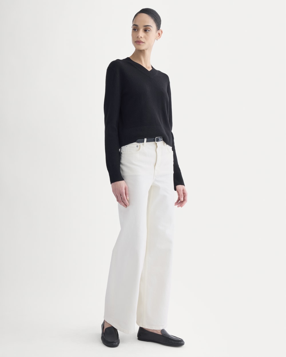 The Way-High® Sailor Jean 2.0 in Calico Ecru — front view