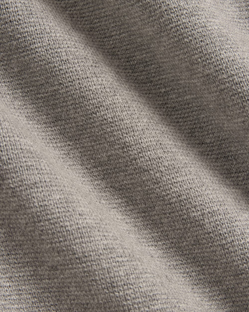 The Knit Blazer in Light Heathered Grey — detail view
