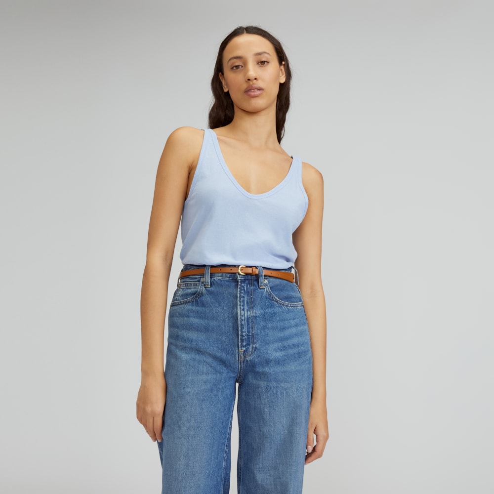 The Air Cami in Periwinkle — front view
