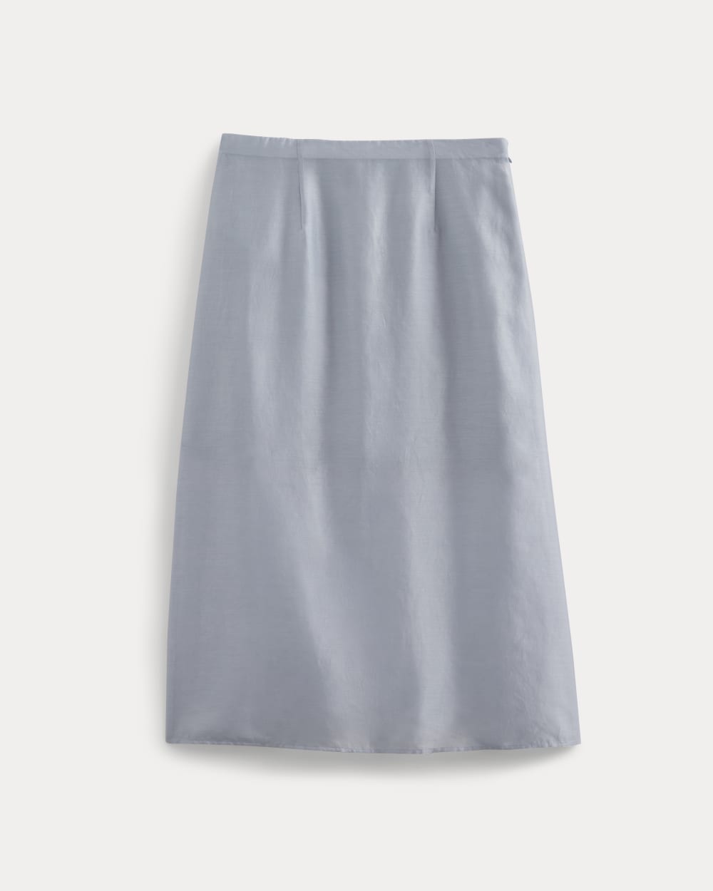 Midi Skirt in Cotton-Silk Organza in Kentucky Blue — alternate view