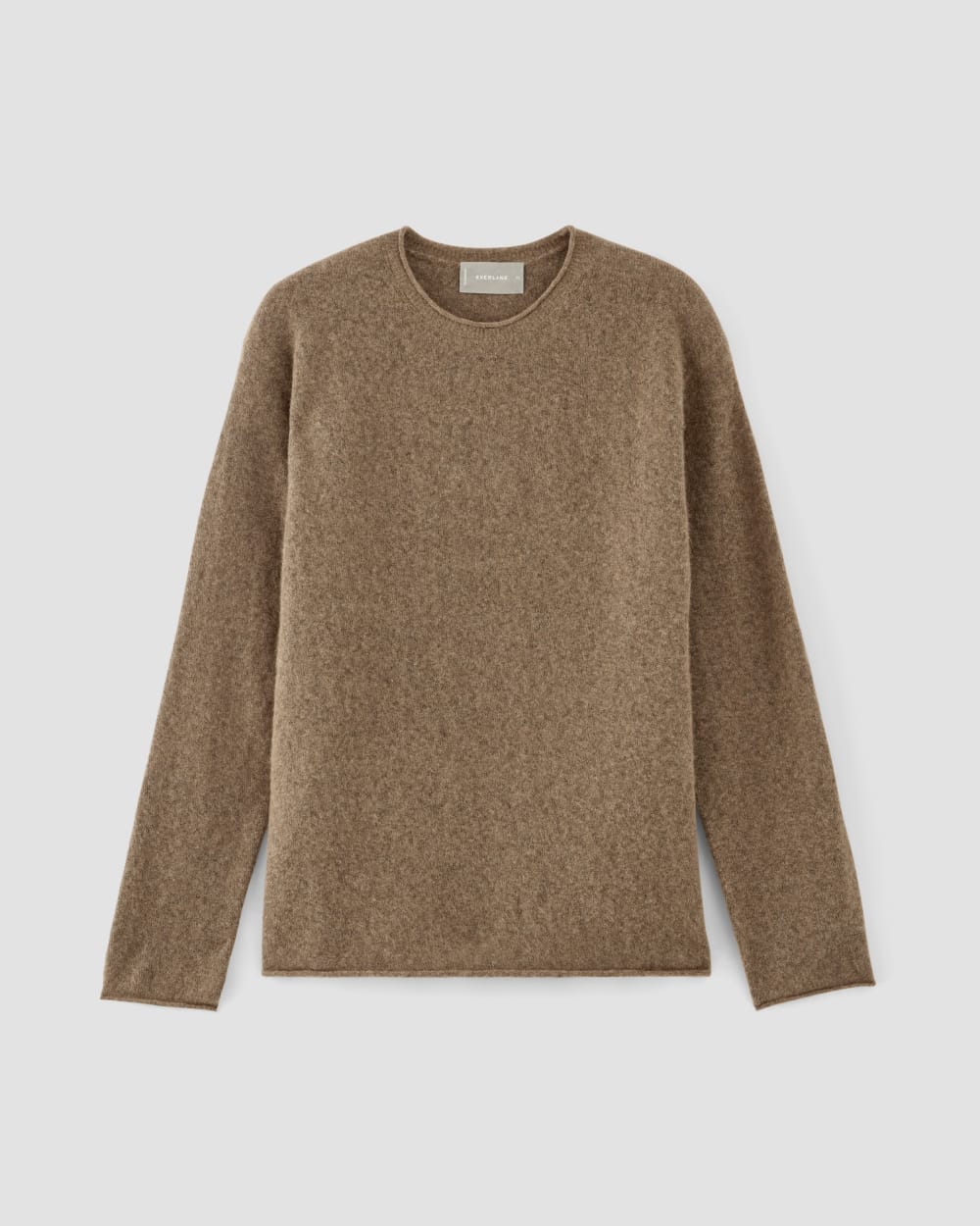 The Cozy-Stretch Crew in Heathered Toasted Coconut — alternate view